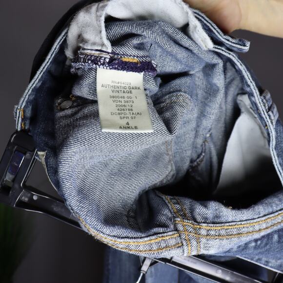 Banana Republic Bronson Stretch Jeans Size 4 Medium Wash Bootcut - Picture 5 of 6